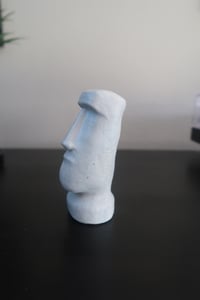 Image 3 of Moai Easter Island Head Statue Beige