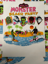 MONSTER BEACH PARTY PRINT