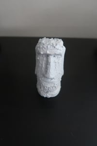 Image 2 of Moai Easter Island Head Statue Cream
