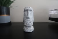 Image 3 of Moai Easter Island Head Statue Cream