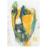 Image 1 of Abide - Sketchbook Drawing in Soft Pastels on Paper 