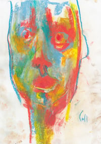 Image 2 of Kaleidoscope - Sketchbook Drawing in Soft Pastels on Paper 