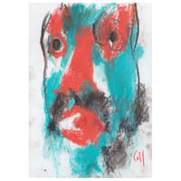 Image 1 of Swept - Sketchbook Drawing in Soft Pastels on Paper 