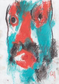 Image 2 of Swept - Sketchbook Drawing in Soft Pastels on Paper 