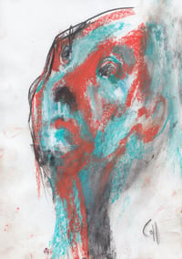 Image 2 of Hover - Sketchbook Drawing in Soft Pastels on Paper 