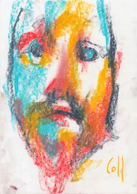 Image 2 of Alter - Sketchbook Drawing in Soft Pastels on Paper 