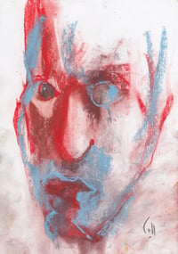 Image 2 of Alight- Sketchbook Drawing in Soft Pastels on Paper 