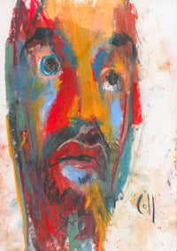 Image 2 of Pillar - Sketchbook Drawing in Soft Pastels on Paper 