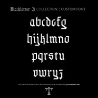 Image 3 of Textura Black (1 style) - Custom Font