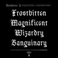 Image 4 of Textura Black (1 style) - Custom Font