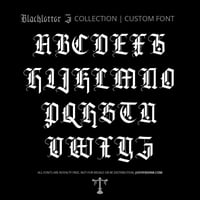 Image 2 of Textura Black (1 style) - Custom Font