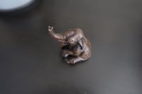 Image 3 of Elephant Statue Bronze Small