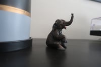 Image 1 of Elephant Statue Bronze Small