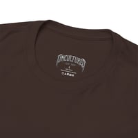 Image 4 of Car Club Graphic Tee — "Uncultured Clique S15" Red Sports Car Back Print