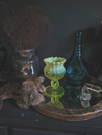 Image 2 of Uranium glass vase 