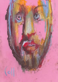 Image 2 of Cave - Sketchbook Drawing in Soft Pastels on Paper 