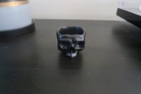 Image 3 of Skull Black Pot Small