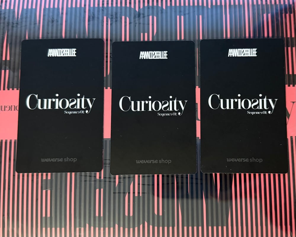 Image of AND2BLE Sequence 01: Curiosity Weverse Shop POB Photocard’s