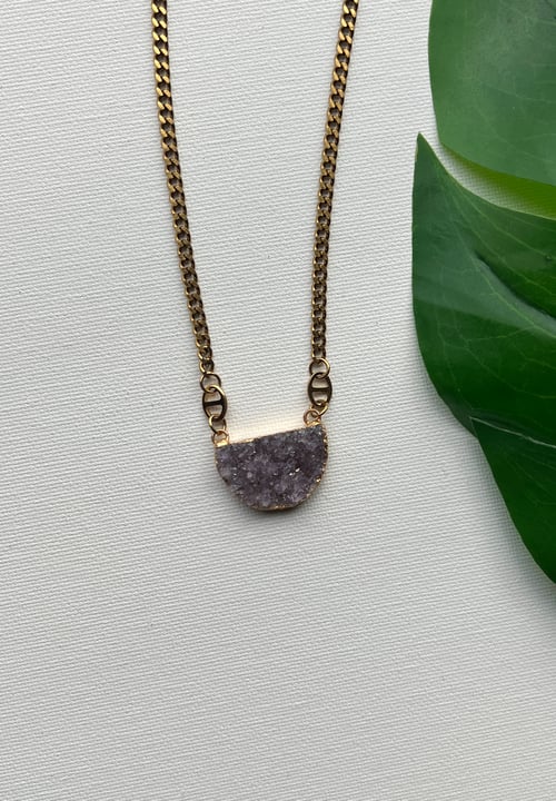 Image of AMMA • Amethyst Matrix Necklace