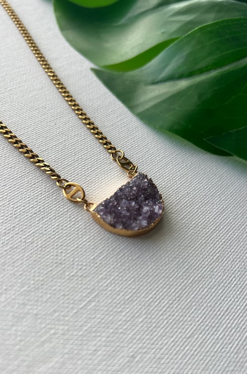 Image of AMMA • Amethyst Matrix Necklace