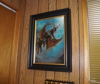 Image 1 of Ice Lance - original Alpha painting from Sorcery TCG
