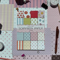 Image 1 of A5 scrapbook paper pad vol.2