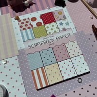 Image 2 of A5 scrapbook paper pad vol.2