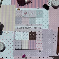 Image 1 of A5 scrapbook paper pad vol.1