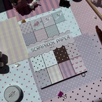 Image 2 of A5 scrapbook paper pad vol.1