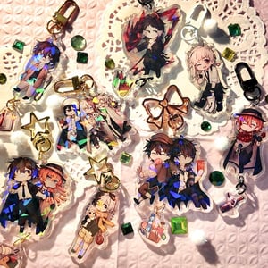 Image of Bungou stray dogs Keychains Acrylic Glitter