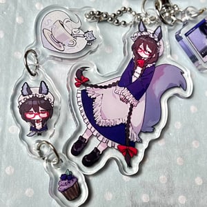 Image of Saki connected Acrylic Keychain