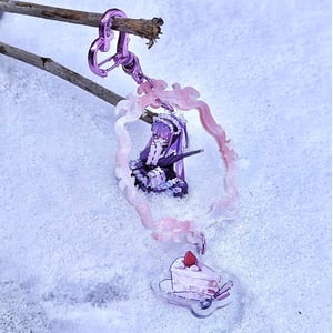 Image of Stocking Anarchy Pearl Wreath Acrylic Keychain