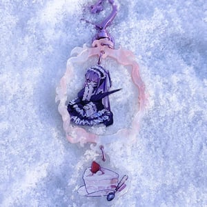Image of Stocking Anarchy Pearl Wreath Acrylic Keychain