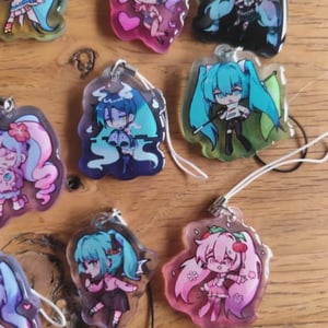 Image of Hatsune Miku Acrylic phone charms