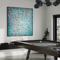 Image 6 of 'A million soft reflections' - 150x150cm