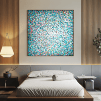 Image 7 of 'A million soft reflections' - 150x150cm