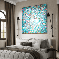 Image 11 of 'A million soft reflections' - 150x150cm