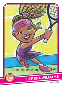 Image 1 of Series 1 card #42 Serena Williams