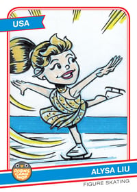 Image 1 of Series 1 card #43 Alysa Liu