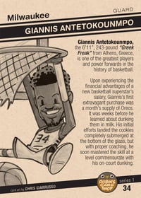 Image 2 of Series 1 card #34 Giannis Antetokounmpo