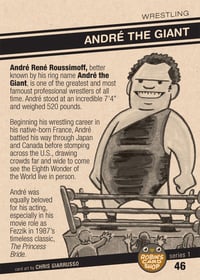 Image 2 of Series 1 card #46 Andre the Giant