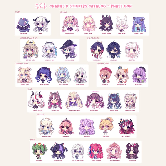Phase Connect - Acrylic Charms