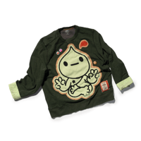 Green Gingham Buddha (L)