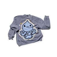 Blue Gingham Buddha (M)