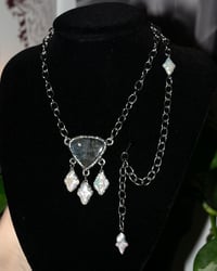 Image 3 of Dark Labradorite Amulet