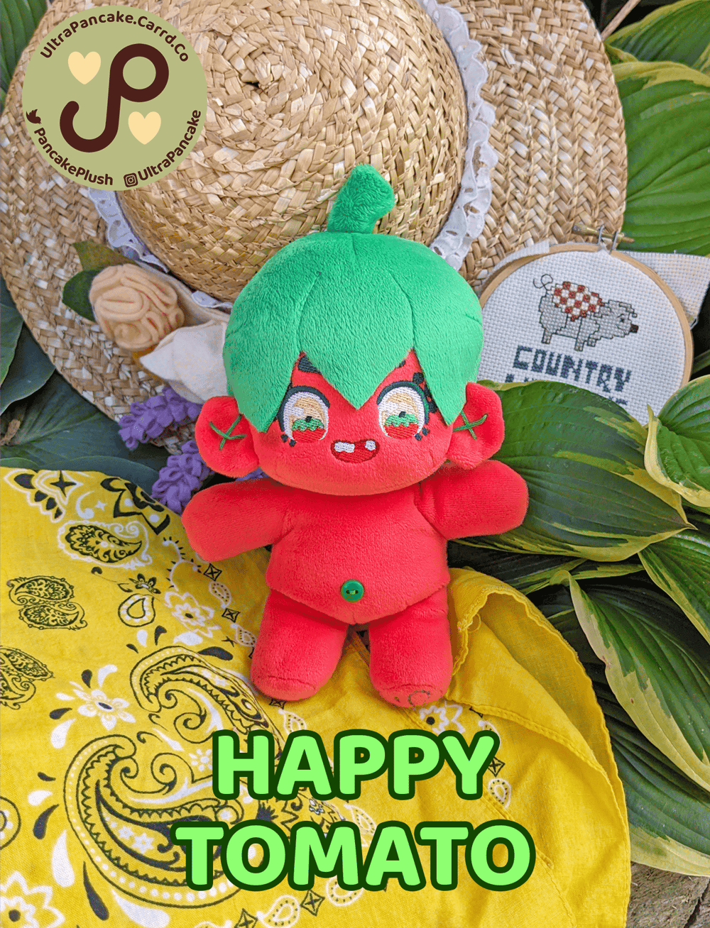 Image of Happy Tomato Kid! - 8in/20cm Doll