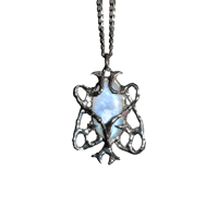 Image 1 of Moonstone Moth Amulet