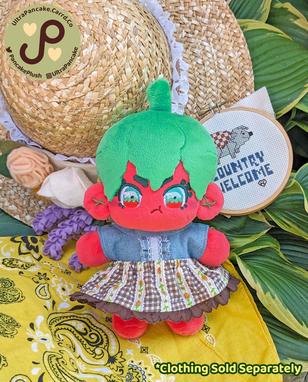 Image of Grumpy Tomato Kid! - 8in/20cm Doll