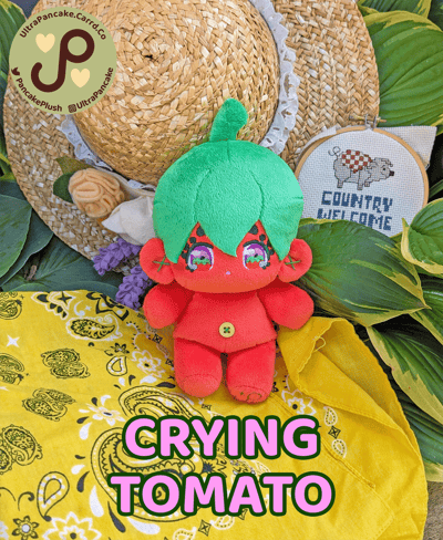 Image of Crying Tomato Kid! - 8in/20cm Doll