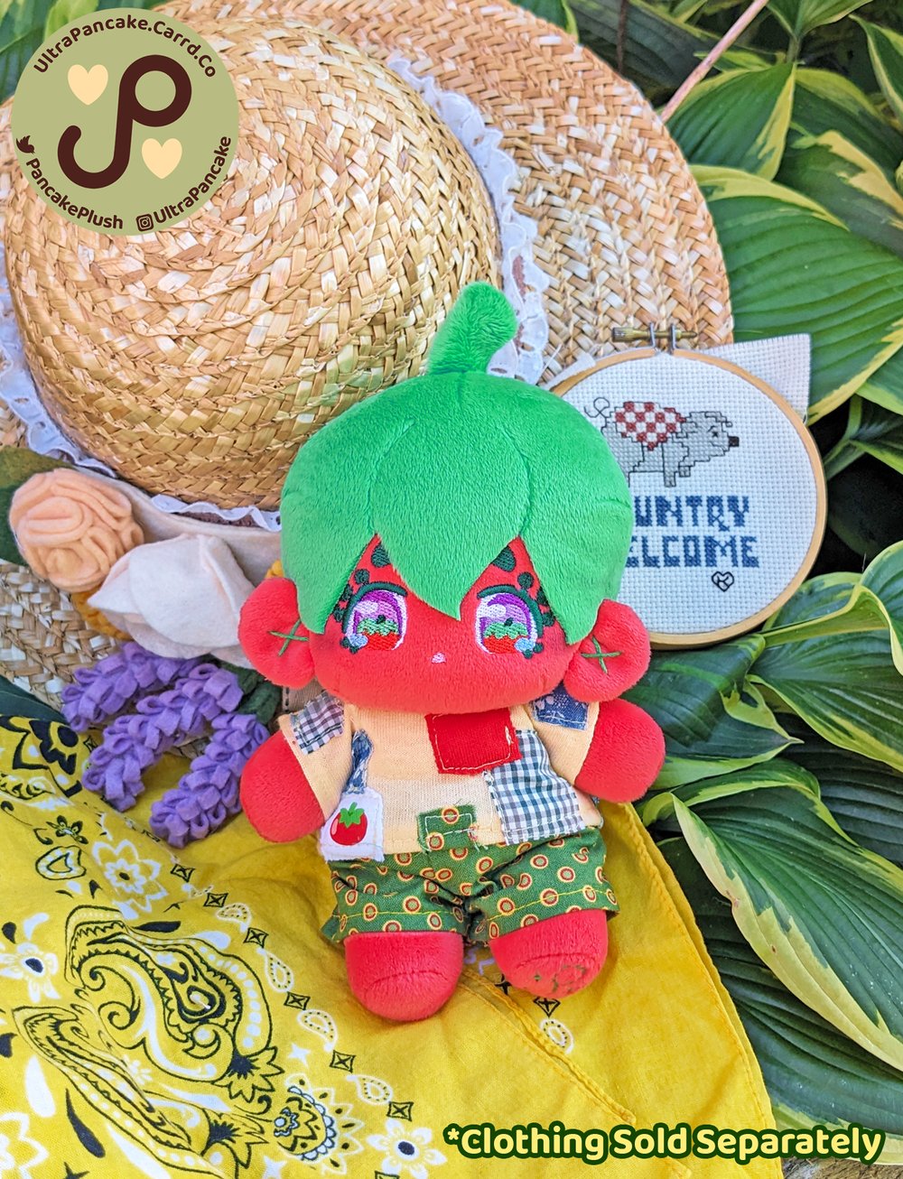 Image of Crying Tomato Kid! - 8in/20cm Doll